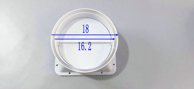 适合海尔烟机JS33/JS721/JS18C出风座止逆阀止回阀出风口排烟管 - 图0