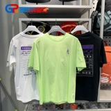 Li Ning, летняя футболка, спортивный дышащий спортивный костюм с круглым воротником