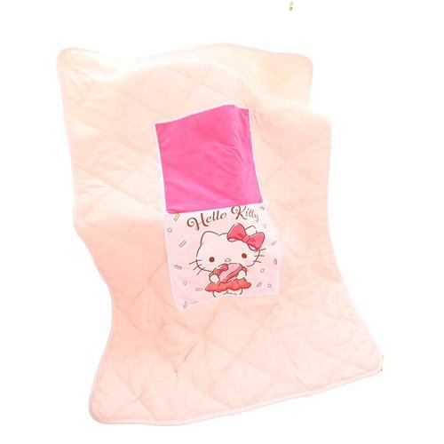 可爱卡通KT猫抱枕被子两用办公室午睡空调毯子学生宿舍单人午休毯 - 图3