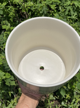 大口径圆柱陶瓷花盆家用室内轻奢高级感蝴蝶兰绿萝创意北欧大花盆