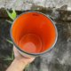 Halloween relief pumpkin large jar micro flaw ceramic desktop decoration wide mouth vase bedroom storage jar 1233