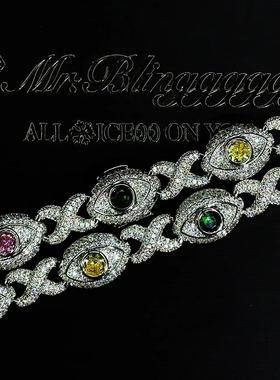 Mr.Bling彩色嘻哈全视之眼古巴链