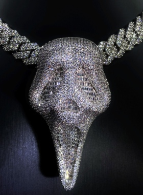 Mr.Bling惊声尖叫满钻面具吊坠