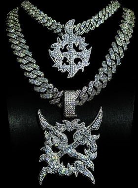 Mr.Bling满钻KenCarson同款吊坠