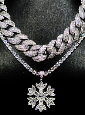 Mr.Bling雪花Saweetie同款吊坠