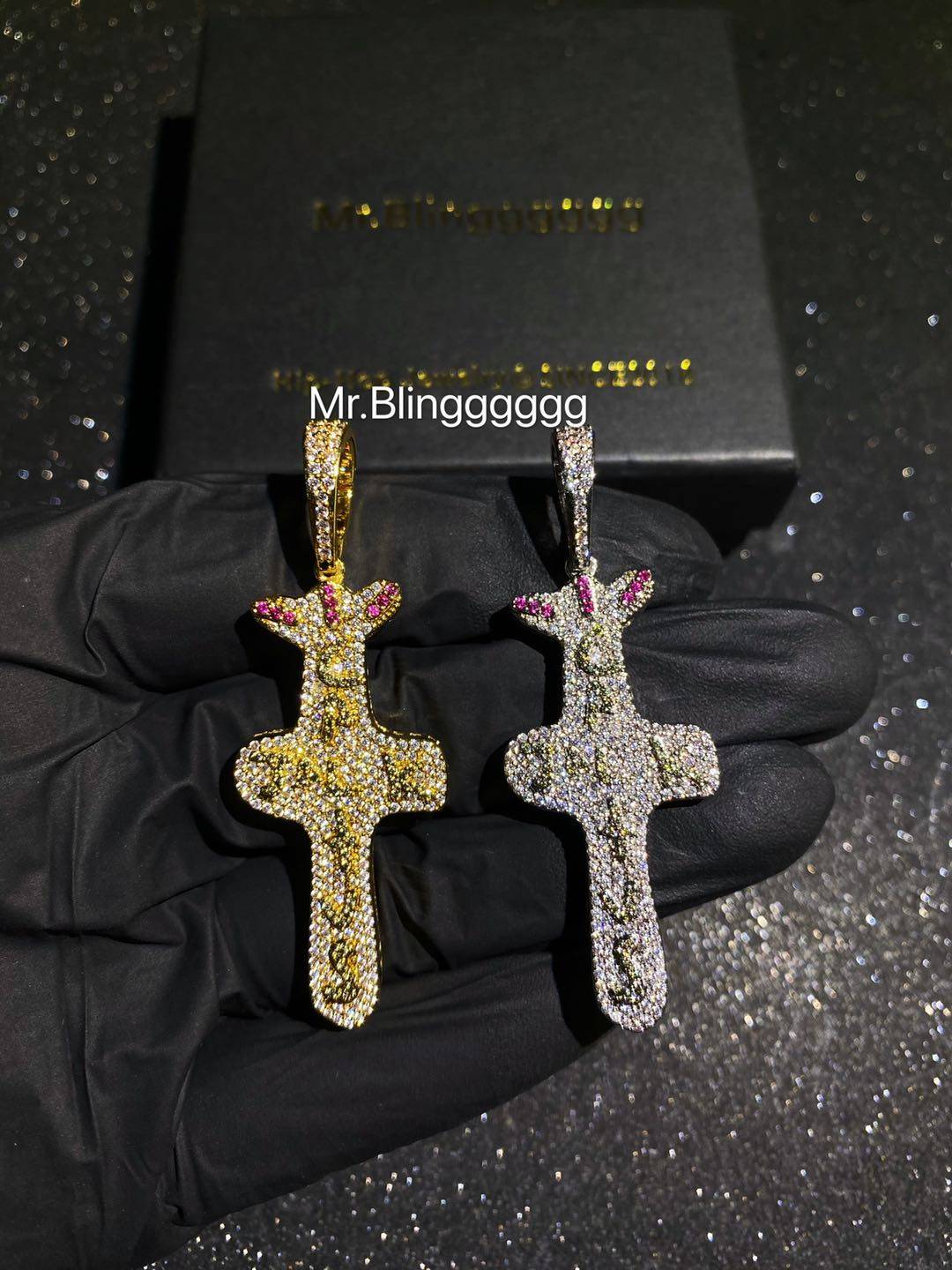 Mr.Blingggggg European and American hip-hop jewelry travis scott same style cactus jack pendant