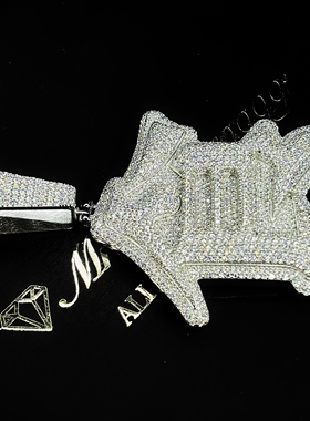 Mr.Bling私人定制中文字食吊坠