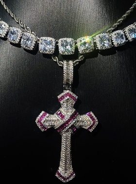 Mr.Blingggggg彩色十字架吊坠