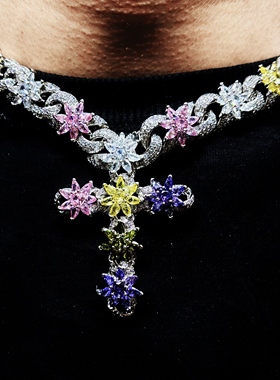 Mr.Bling同款Metro永生之花项链