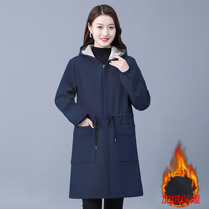 秋冬女成人款加绒防水防油长袖厨房连帽家务围裙工作服羽绒服罩衣,淘宝优惠券,粉丝福利购,淘宝优惠卷