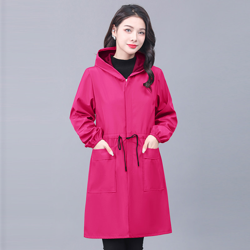 秋冬女成人款加绒防水防油长袖厨房连帽家务围裙工作服羽绒服罩衣,淘宝优惠券,粉丝福利购,淘宝优惠卷