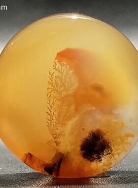 玛瑙玉髓红色牌子文玩把件