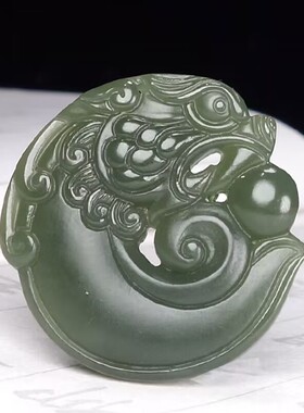 玉阅珠宝男女和田玉天然吊坠