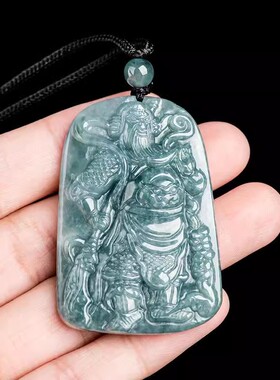 玉阅珠宝男女蓝水天然吊坠