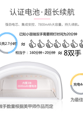 UANAIL甲行家中国蓄电光疗灯