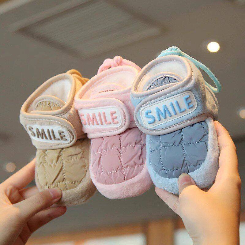春秋冬季新生儿鞋子宝宝保暖棉鞋婴儿学步鞋0-6-12个月软底护脚套,淘宝优惠券,粉丝福利购,淘宝优惠卷