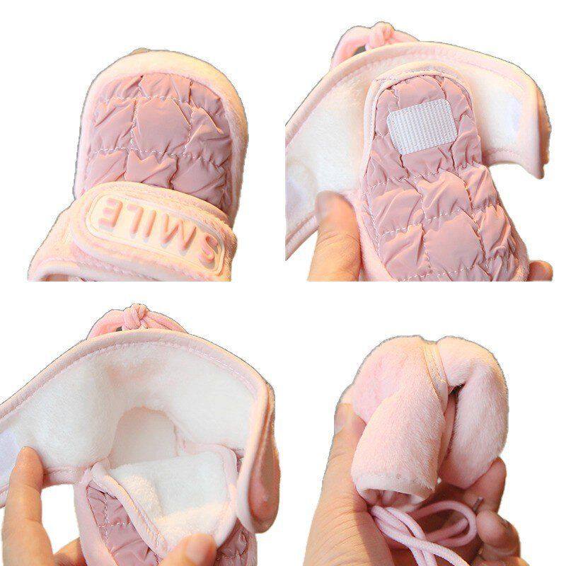 春秋冬季新生儿鞋子宝宝保暖棉鞋婴儿学步鞋0-6-12个月软底护脚套,淘宝优惠券,粉丝福利购,淘宝优惠卷