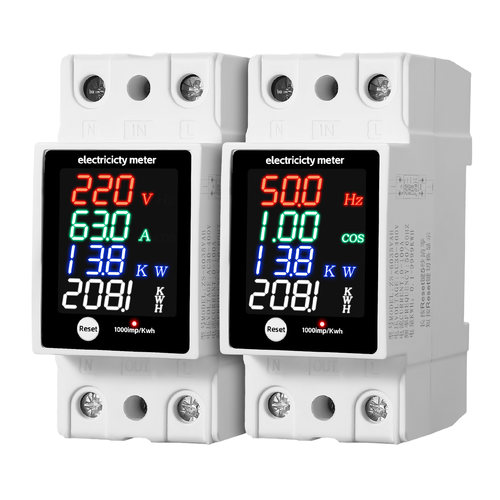 多功能数显表ZS-6035VAKW电压电流功率因素电量表交流AC30-400V - 图3