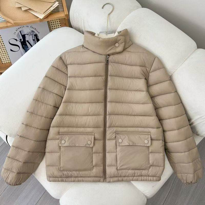 立领棉衣女秋冬季韩系高级感羽绒棉服短款时尚休闲外套保暖棉袄,淘宝优惠券,粉丝福利购,淘宝优惠卷