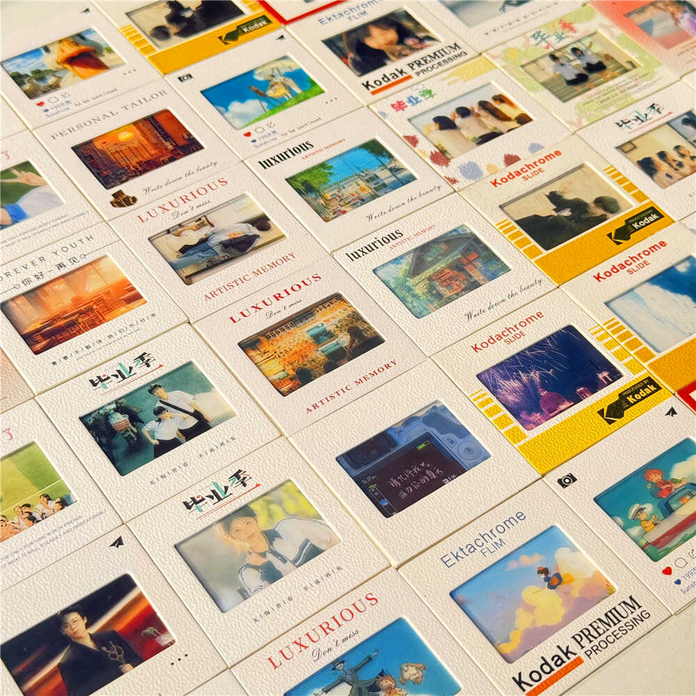 反转胶片定制光影透卡书签拍立得diy礼物幻灯片外框外壳边框 胶片