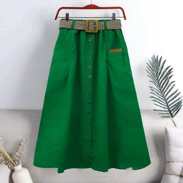 Pure cotton 2024 spring and summer new Korean skirt