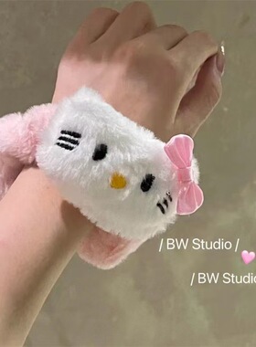 超萌粉色hellokitty掰掰夹大号刘海夹可爱少女心侧边发卡软萌发饰