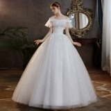 Весеннее звездное небо для невесты, новая коллекция, открытые плечи, по фигуре, кружевное платье