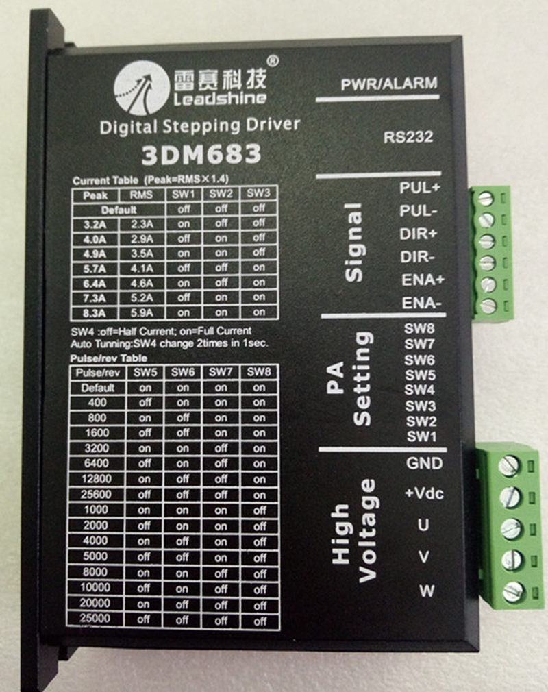 （议价）全新深圳两相步进电机86HS35-03适配驱动器3DM68 - 图0