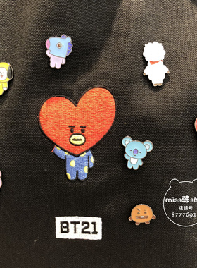 亚克力公仔小立牌金属徽章BT21