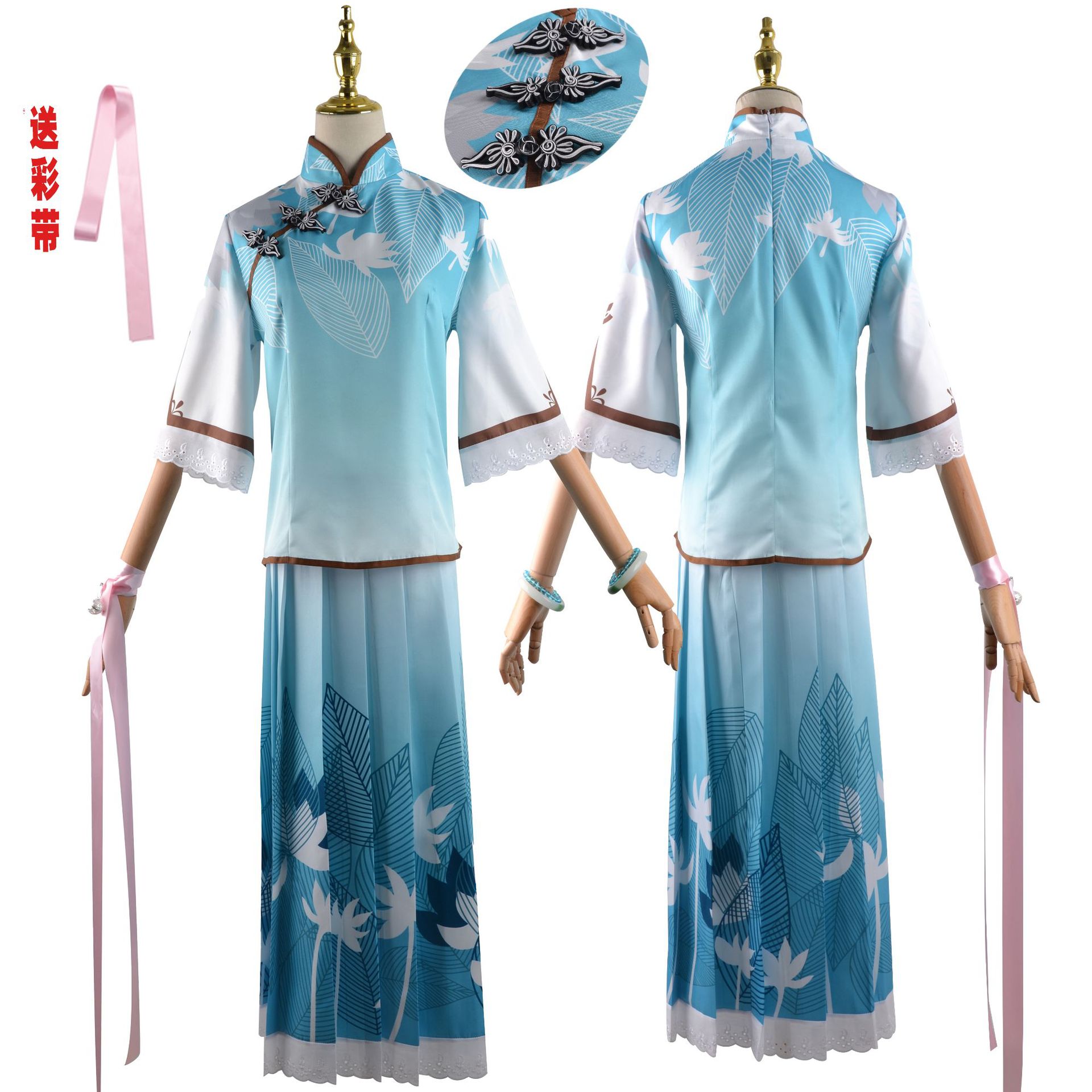 王者荣耀cos诗语江南西施民国风汉服游戏少女动漫展cosplay表演服_虎窝淘