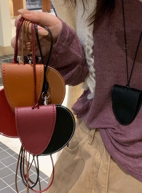 戴点颜色！多巴胺磁吸皮革眼镜夹挂链项链女长款墨镜挂绳挂脖配饰