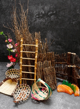 创意竹鞭梯财富节节高 竹鞭杯架 竹鞭小梯子竹根竹梯寓意步步高升