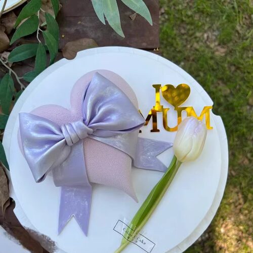 爱心蛋糕慕斯钻石纪念日花艺心形生日纪念日求婚送闺蜜杭州同城 - 图1