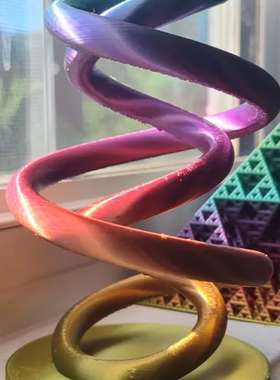 3D打印动能幻象螺旋模型