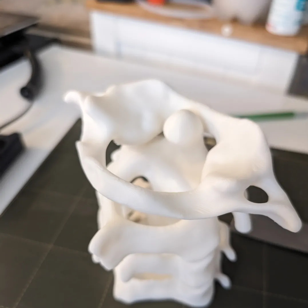 3D打印 创意人体骨骼模型 脊骨笔筒 学生文具 桌面摆件办公室装饰,淘宝优惠券,粉丝福利购,淘宝优惠卷