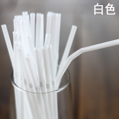 5000支有可降解PLA一次性吸管食品级弯曲平口彩色饮料可乐豆浆 - 图1