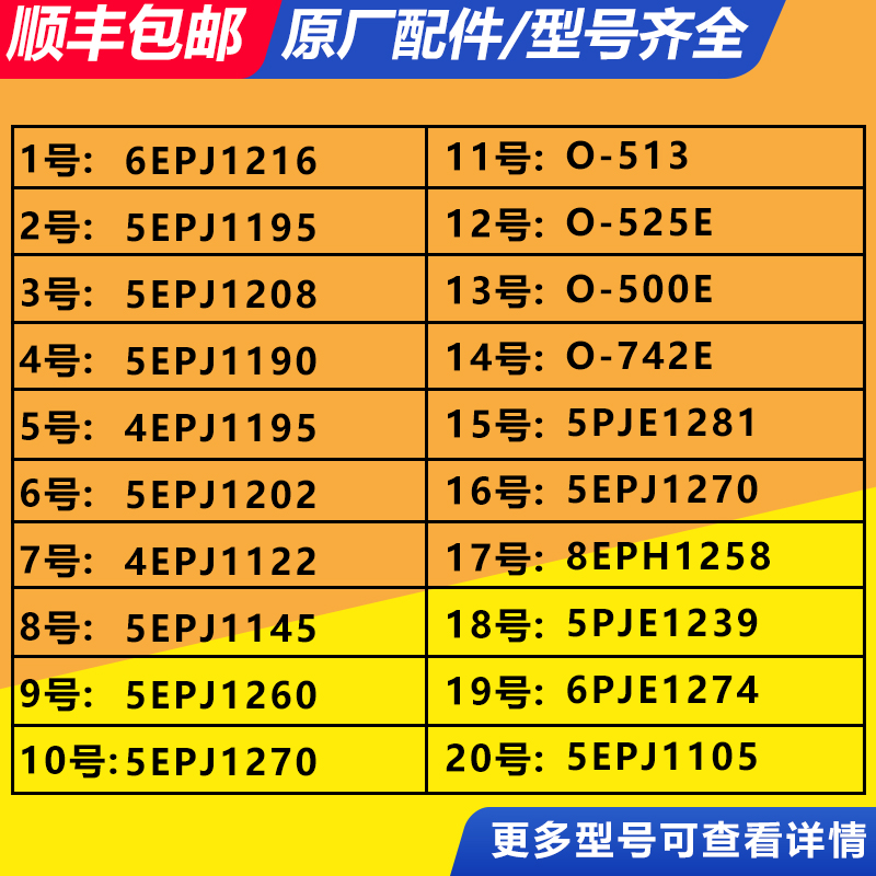 适用海尔全自动滚筒洗衣机原装皮带皮带轮传动带6EPJ1216配件大全 - 图3