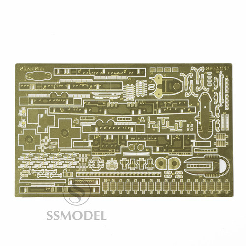 丹东网购 SSMODEL 700117 1/700 蚀刻片 亚特兰大 圣迭戈 巡洋舰 - 图1