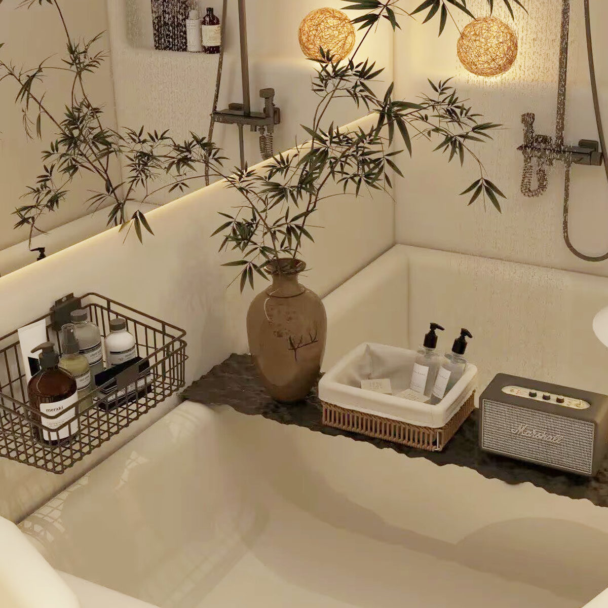 阳台洗衣液毛巾收纳筐摆件样板房卫生间洗衣房收纳浴室软装饰品,淘宝优惠券,粉丝福利购,淘宝优惠卷