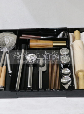 样板间厨房抽屉厨具小饰品摆件