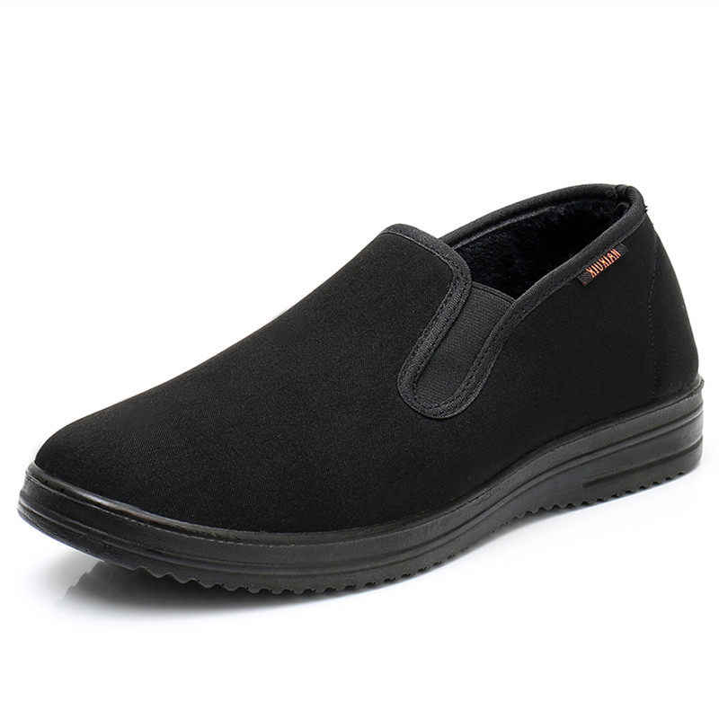 老北京布鞋男士聚氨酯底防滑黑色懒人鞋中老年工作休闲男鞋爸爸鞋,淘宝优惠券,粉丝福利购,淘宝优惠卷