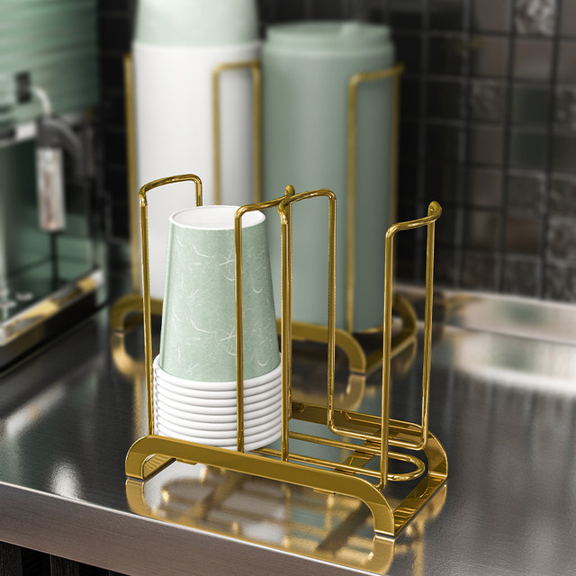 Disposable cup holder tabletop