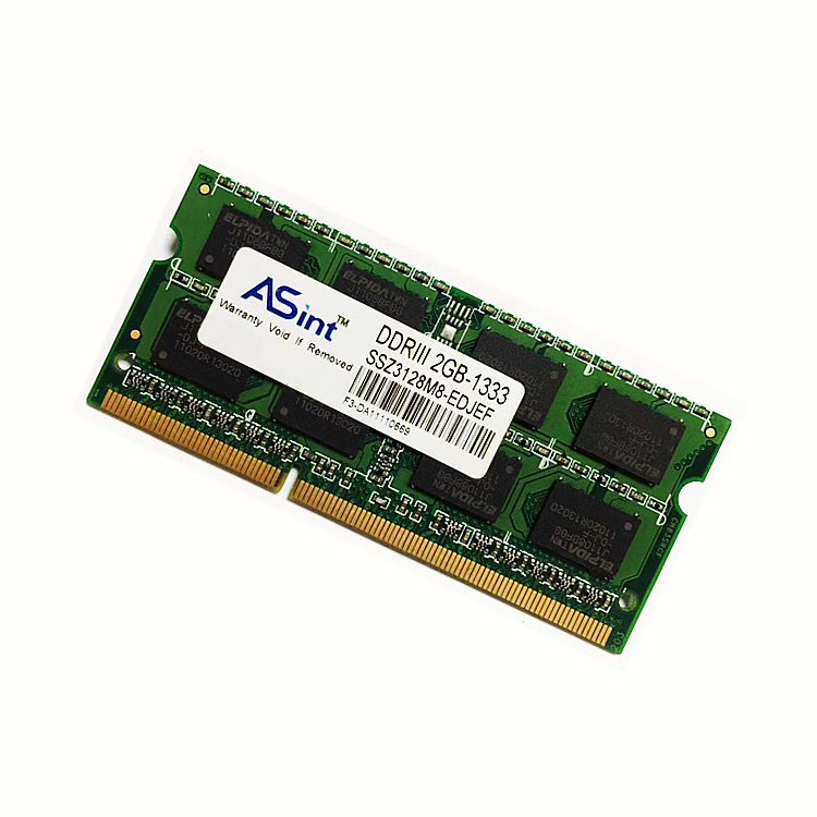 包邮 Asint/昱联2G DDR3 1333笔记本内存条 三代2gb兼容1066内存 - 图2