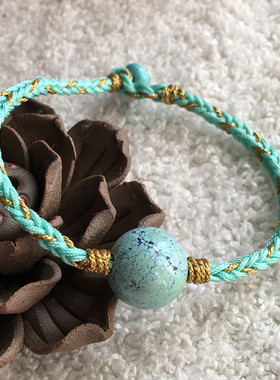 原创手工编织手绳手链diy材料包