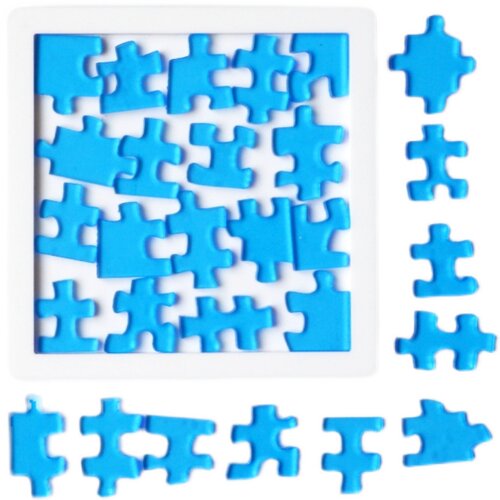 Jigsaw Puzzle29块十级玲珑透明双面拼图烧脑高难度成人减压聚会 - 图0
