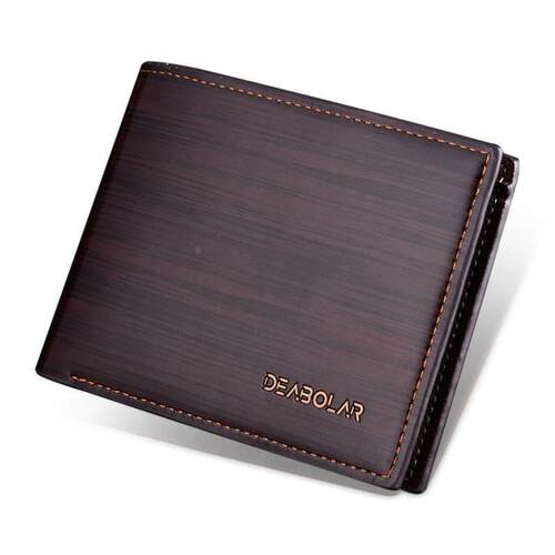 Short Wallet for Men Credit Cards Holder Large Capacity - 图0