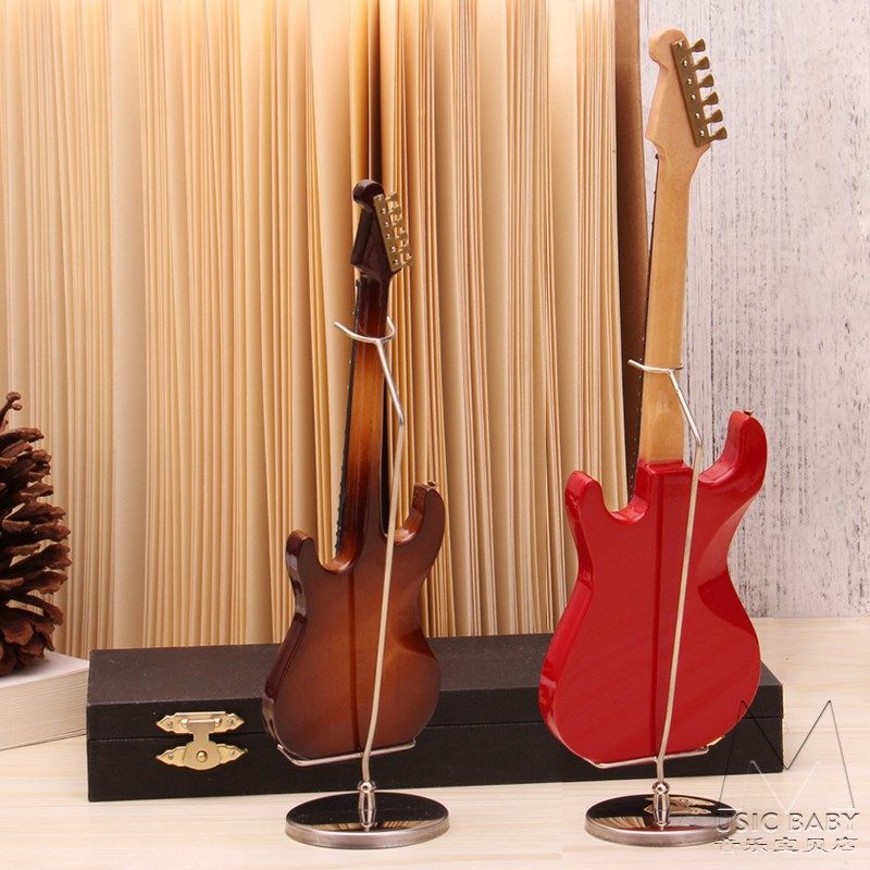 创意迷你电吉他模型仿真摆件吉他饰品礼品生日礼物 兵人BJD娃乐器,淘宝优惠券,粉丝福利购,淘宝优惠卷