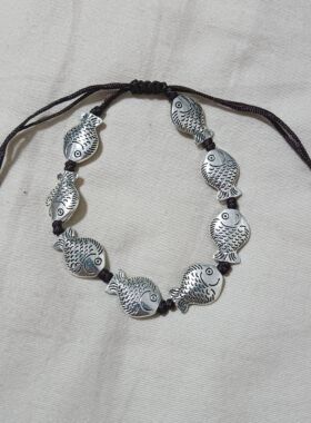 新款凤凰古城民族风苗银编制藏银