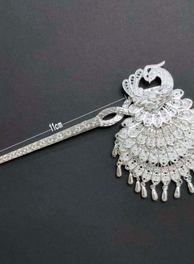 回头拉丝凤凰古风发饰