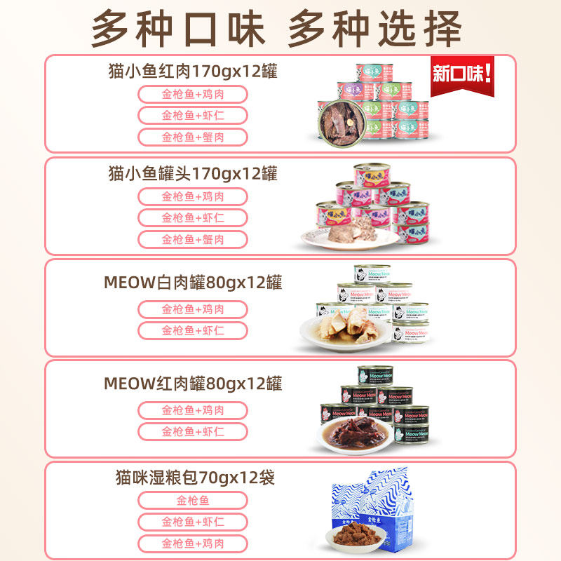 【38预售】路斯猫罐头非主食增肥发腮猫咪零食成幼猫补水湿粮48罐